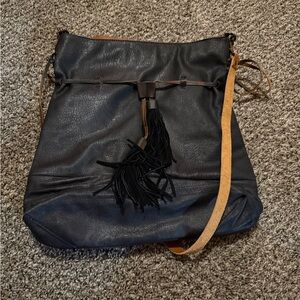 Free People Floral Lined Bag